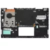 Dell Inspiron 14 5482 5485 5491 5481 gyári billentyűzet csuklótámasszal (US kiosztás, háttérvilágítás, ezüst)