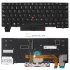 Lenovo ThinkPad X280, X390, X395, A285, L13 Yoga, X13 gyári billentyűzet (ES kiosztás, háttérvilágítással, fekete keret)