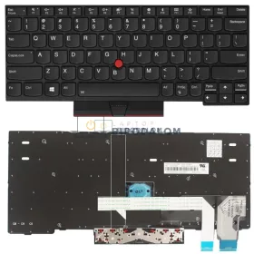   Lenovo ThinkPad X280, X390, X395, A285, L13 gyári billentyűzet (US kiosztás, háttérvilágítással)