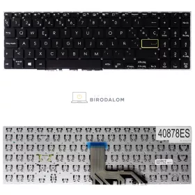   Asus VivoBook 15 S533, X513, M513, M5600IA, S533UA, S533EA gyári billentyűzet (ES kiosztás)
