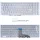 Asus VivoBook 15 X513, M513, K513, D513, S513 gyári billentyűzet (US kiosztás, ezüst, keret nélkül)