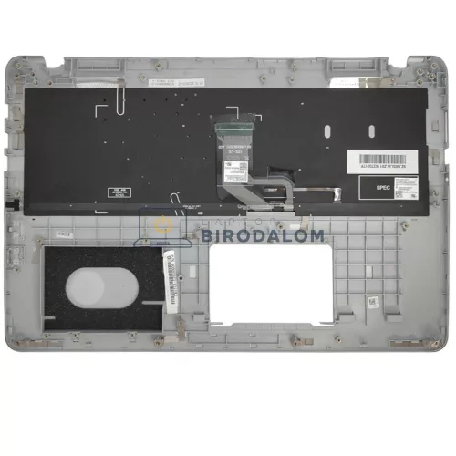Asus Zenbook UX560, UX560UA, UX560U, Q504UA gyári billentyűzet (UK kiosztás, ezüst palmrest)