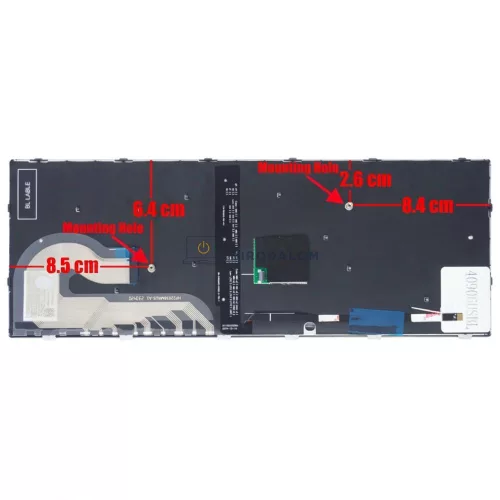 HP EliteBook 840 G5, 840 G6, 846 G5, 745 G5, 745 G6 gyári billentyűzet (US kiosztás, háttérvilágítással)