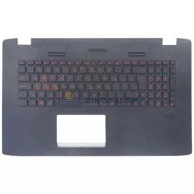   Asus GL752, GL752VW gyári billentyűzet palmresttel (GR kiosztás, háttérvilágítással)