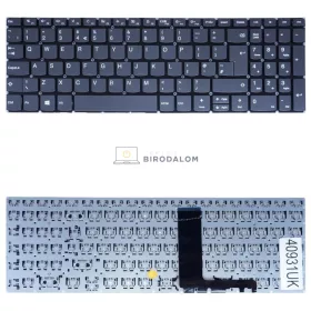   Lenovo IdeaPad S340-15IWL, S340-15IML, S340-15API, S340-15IIL gyári billentyűzet palmresttel (UK kiosztás)