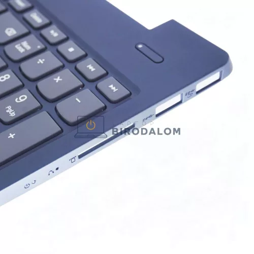 Lenovo IdeaPad S340-15IIL, S340-15IML gyári billentyűzet (UK kiosztás, kék)
