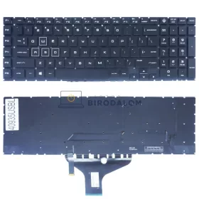 HP Omen 17-cb, Omen 17T-CB000, Omen 17T-CB100, Omen Plus 17-cb gyári billentyűzet (US kiosztás, RGB 