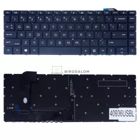   HP ZBook Studio G7, ZBook Studio G8 gyári billentyűzet (US kiosztás, háttérvilágítással), fekete