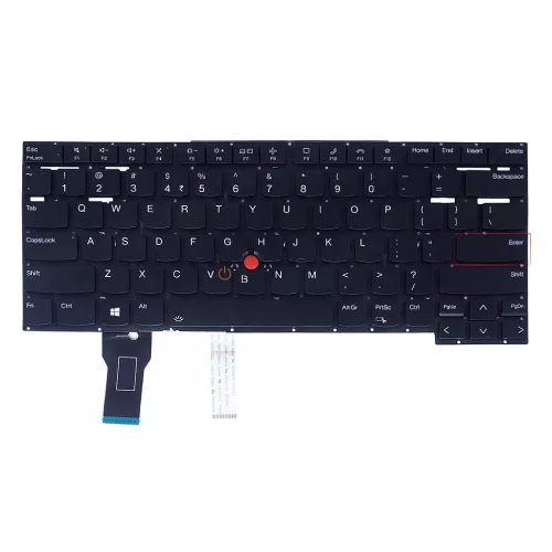 Lenovo ThinkPad T14S Gen 2, P1 Gen 4, P1 Gen 5, X1 Extreme Gen 4, X1 Extreme Gen 5 gyári billentyűzet (US kiosztás, háttérvilágítással, pointer)