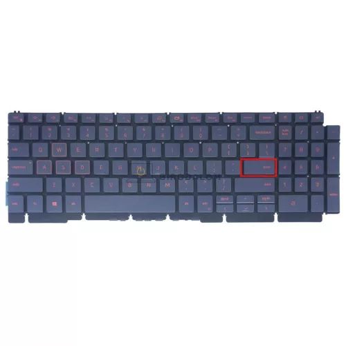 Dell G15 5510, G15 5511, G15 5515, G15 5520, G15 5521, G15 5525, G15 5530 gyári billentyűzet (US kiosztás, háttérvilágítással)