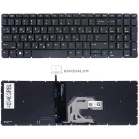   HP ProBook 450 G6, 450 G7, 455 G6, 455 G7, 450R G6 gyári billentyűzet (GR kiosztás, háttérvilágítással)