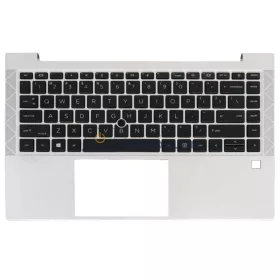 HP EliteBook 840 G7, 840 G8, 845 G7, 845 G8, 745 G7, 745 G8 gyári billentyűzet palmresttel (US kiosz
