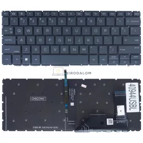   HP EliteBook 840 G9, 845 G9, 840 G10, 840 G11, 845 G11 gyári billentyűzet (US kiosztás, háttérvilágítással)