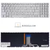 HP Pavilion 15-EG / 15-EH / 15-ER / 15-FC / 15-FD gyári billentyűzet (US kiosztás, háttérvilágítással), ezüst