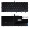 Dell XPS 15 9550, 9560, 9570, 7590 gyári billentyűzet (US kiosztás, háttérvilágítással)
