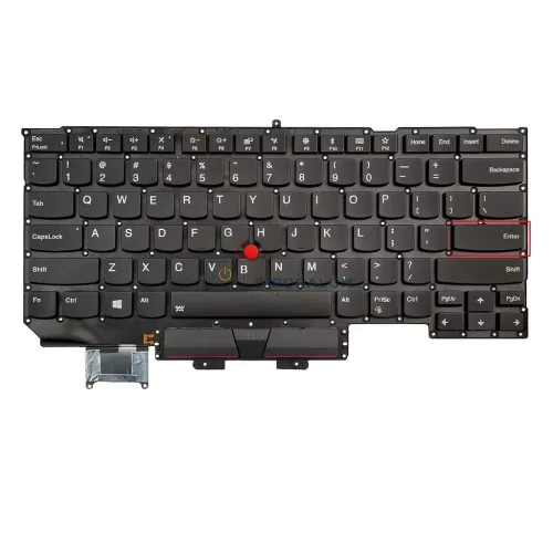 Lenovo ThinkPad X1 Carbon Gen 5 20HQ, Gen 5 20HR, Gen 6 20KH, Gen 6 20KG gyári billentyűzet (US kiosztás, háttérvilágítással)