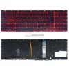 Acer Nitro 5 AN515-56, AN515-57, AN515-58, AN517-54, Predator Helios 300 PH315-54 gyári billentyűzet (US kiosztás, piros háttérvilágítással)