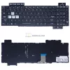 Asus TUF Gaming FX505, FX504, FX705, FX80, FX86, FX95 sorozat gyári billentyűzet (US kiosztás, háttérvilágítással, fekete, keret nélkül)