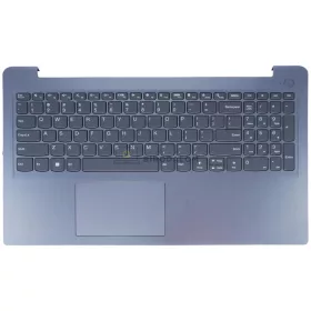   Lenovo IdeaPad 3-15ITL6, 3-15ALC6, 3 15ADA6 gyári billentyűzet palmresttel (US kiosztás, Arctic Gray)
