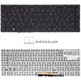   HP ProBook 440 G6, 440 G7, 445 G6, 445R G6, 445 G7 gyári billentyűzet (ES kiosztás)