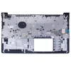 Dell Vostro 15 5568 gyári billentyűzet palmresttel (US kiosztás, háttérvilágítással, sötétszürke)