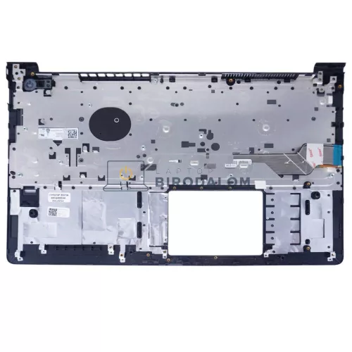 Dell Vostro 15 5568 gyári billentyűzet palmresttel (US kiosztás, háttérvilágítással, sötétszürke)