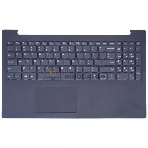 Lenovo V15-IIL 82C5, V15-ADA 82C7 gyári billentyűzet palmresttel (US kiosztás, szürke)