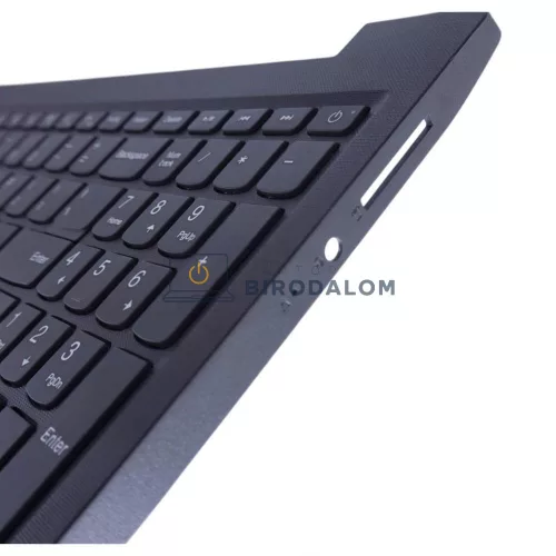 Lenovo V15-IIL 82C5, V15-ADA 82C7 gyári billentyűzet palmresttel (US kiosztás, szürke)