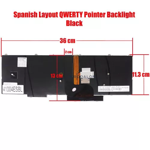 Lenovo ThinkPad P50 20EN, P50 20EQ, P51 20MM, P51 20MN, P70 20ER, P70 20ES, P71 20HK, P71 20HL gyári billentyűzet (ES kiosztás, háttérvilágítással)