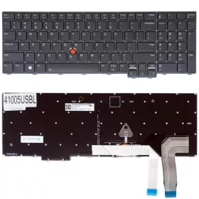   Lenovo ThinkPad L15 Gen3, P16s Gen1, T16 Gen1, T16 Gen2, T16 Gen3, L16 Gen1 gyári billentyűzet (US kiosztás, háttérvilágítással)