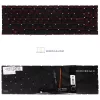 MSI Pulse GL66, GF66, GF76 gyári billentyűzet (ES kiosztás, piros háttérvilágítással)