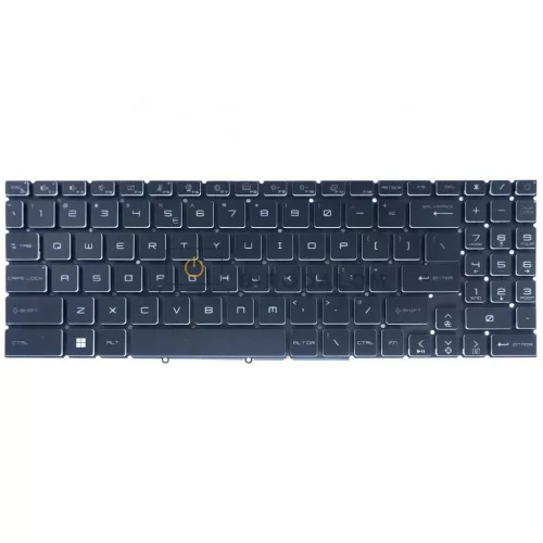 MSI Pulse GL66, GF66, GF76 gyári billentyűzet (US kiosztás, háttérvilágítással)
