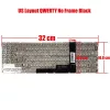 MSI Pulse GL66, GF66, GF76 gyári billentyűzet (US kiosztás, fekete, keret nélkül)