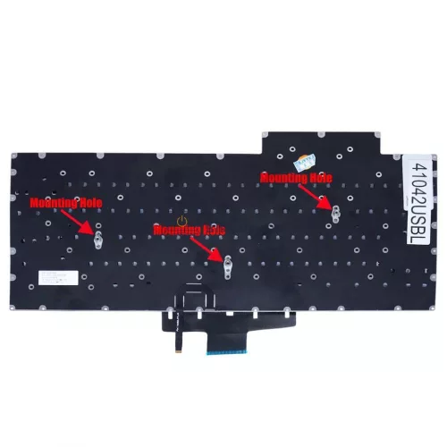 Asus ROG Zephyrus M16 GU603ZW, GU603ZX, GU603ZM, ROG G15 GA503QC, GA503QM, GA503QR gyári billentyűzet (US kiosztás, háttérvilágítással, fekete)