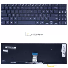   Asus ExpertBook B1 B1500, B1500CEAE, B1-B1500 gyári billentyűzet (US kiosztás, háttérvilágítással, fekete)