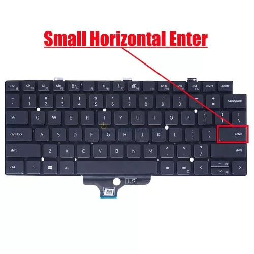 Dell Latitude 5320, 5330, 7320, 7330, 5320 2-in-1 gyári billentyűzet (US kiosztás)