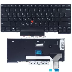   Lenovo ThinkPad L14 Gen1, ThinkPad L14 Gen2 gyári billentyűzet (US kiosztás)