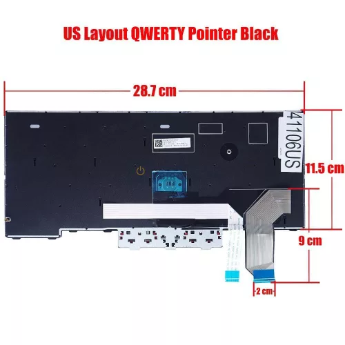 Lenovo ThinkPad L14 Gen1, ThinkPad L14 Gen2 gyári billentyűzet (US kiosztás)