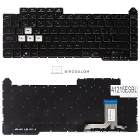   Asus ROG Strix G15 G513, G513Q, G513IR, G513QY, G513QM gyári billentyűzet (ES kiosztás, RGB háttérvilágítással)