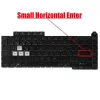 Asus ROG Strix G15 G513, G513Q, G513IR, G513QY, G513QM gyári billentyűzet (ES kiosztás, RGB háttérvilágítással)