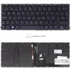 HP ProBook 430 G8, x360 435 G7, 435 G8 gyári billentyűzet (ES kiosztás, háttérvilágítással, keret nélkül)