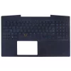 Dell G3 15 3590 gyári billentyűzet palmresttel (US kiosztás, fekete)