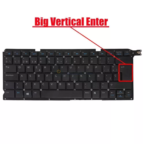 Dell Vostro 5460, 5470, 5480, 14-5439 gyári billentyűzet (ES kiosztás)