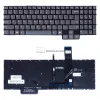 Lenovo Legion Pro 5 16IRX8, Legion R9000P, Y9000P gyári billentyűzet (US kiosztás, háttérvilágítással, szürke)