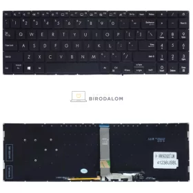   Asus ZenBook Pro 15 UX535, UX535L, UX535LH, UX535LI, UX535Q, UM535 gyári billentyűzet (US kiosztás, háttérvilágítással, fekete)