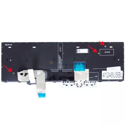 Lenovo ThinkPad P15 Gen 1, P17 Gen 1, T15g Gen 1 gyári billentyűzet (US kiosztás, háttérvilágítással, Pointer)