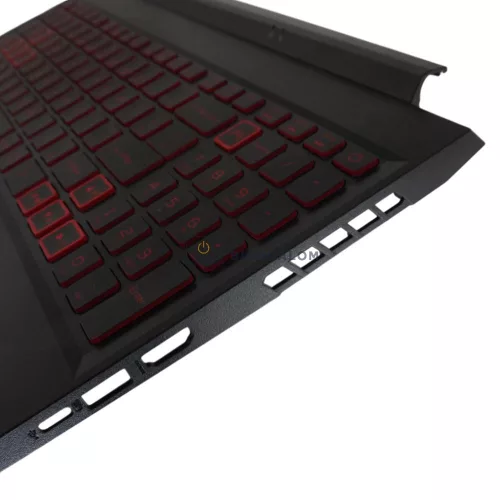 Acer Nitro 5 AN515-44, AN515-55 gyári billentyűzet palmresttel (US kiosztás, piros háttérvilágítással)