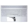 HP Pavilion 15-CS, Pavilion 15T-CS, Pavilion 15-CW gyári billentyűzet, ezüst (US kiosztás, háttérvilágítással)