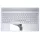 HP Pavilion 15-CS, Pavilion 15T-CS, Pavilion 15-CW gyári billentyűzet, ezüst (US kiosztás, háttérvilágítással)