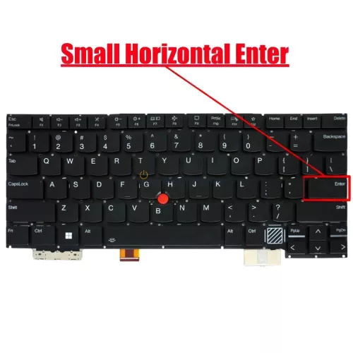 Lenovo ThinkPad X1 Carbon 12th Gen 2024 21KC, 21KD gyári billentyűzet (US kiosztás, háttérvilágítással, pointer)